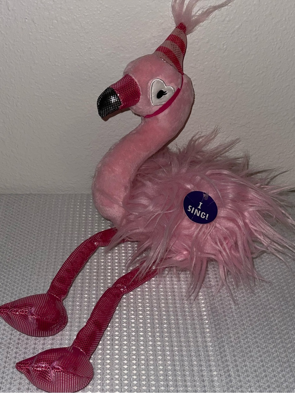 CLOSET CLOSEOUT SALE - Hallmark Flamingo Pet Toy Singing Feature - NWT